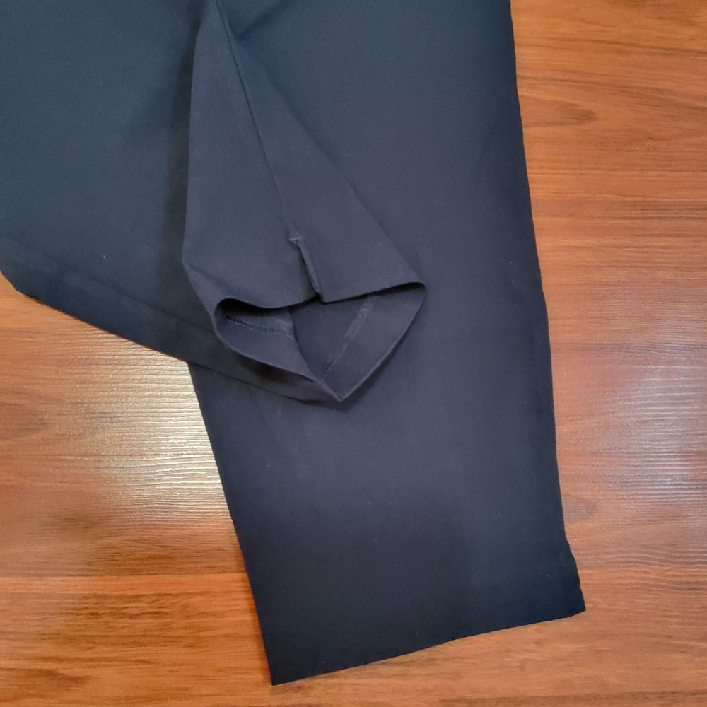 Signature Slimming by CJ Banks The Perfect Pull On Ankle Pants 20W Navy Blue New - Picture 3 of 11